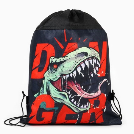 Dinosaur shoe bag non -discharge canvas, size 30 x 40 cm-6