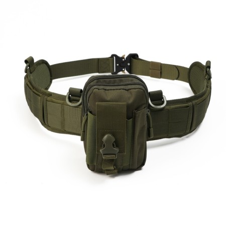 Tactical belt with suspensions, 125 cm, width 8.2 cm, khaki-1