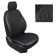 Auto-Cherkhli for Hyundai Solaris II SD, (continuous), 2017-n, rhombus, eco-leather, set