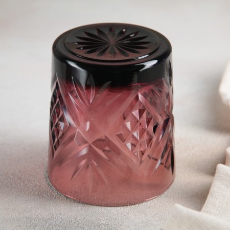 Low glass glass "Salzburg", 300 ml, lilac color-4