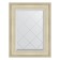 Mirror with engraving in the baguette frame, poisoned by silver 95 mm, 58x75 cm