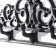 Decorative metal hooks "Patterns" 12.5x39.5x3.5 cm
