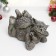 Piggy bank "Dragon Dreamer" under stone, 28x17.5x13cm