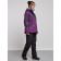Ski costume female winter, size 56, burgundy color
