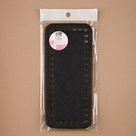 Donce for a bag, rectangular, 18 × 8 × 0.3 cm, black color-2