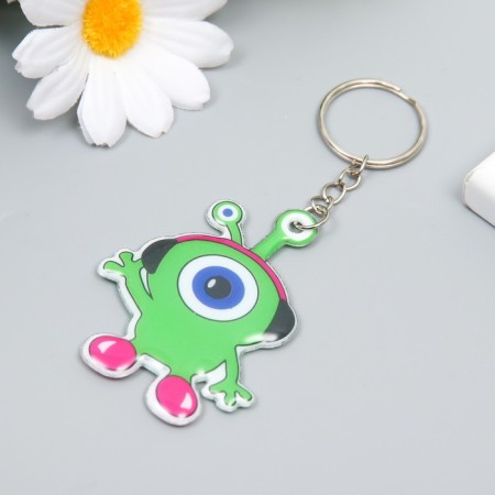 PVC keychain "Alien" 6.2x4.5 cm-1