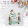 New Year! Earrings "New Year" hanging, spiral, red-green color in gold