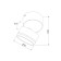 Ceiling lamp (SPOT) ELEKTROSTANDARD, OKKO LED 7 W, 90x90x100 mm, IP54, black color