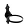 Bracket for kashpo mod.13 d12 cm, black