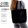 Shopper bag silhouette, without lining, black color