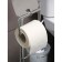 Standing with three toilet accessories, 80 cm, chromium color