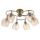 NOVA chandelier 6x60W E27 Shampan 68x68x26 cm Bayerlux