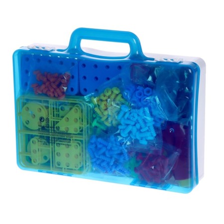 Designer in the Summary Mosaic suitcase, with an electric screwdriver, 40 models, 200 parts-9
