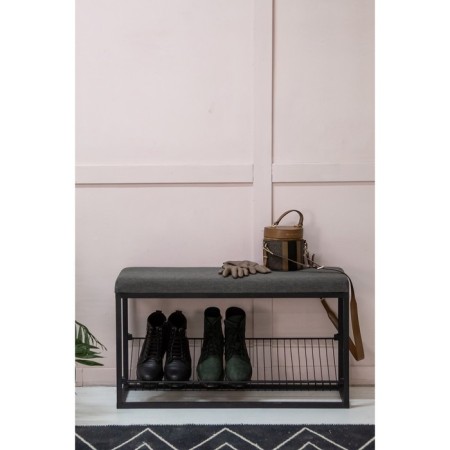 Shoe Puf, 800x300x895, Black MuAu/Tekna tissue 9-1