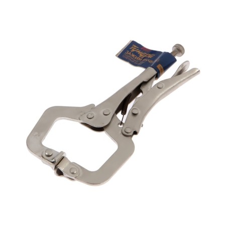 Hand tundra clamp, point capture, movable sponges, with a latch, 150 mm-4