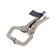 Hand tundra clamp, point capture, movable sponges, with a latch, 150 mm