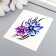 Tattoo on the body "Flower" 5.3x6.3 cm