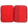 Folder with handles Textile A4, 350 x 275 x 20 mm, external pocket, office PDM-4, ​​red