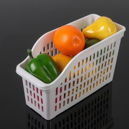 Storage basket 30.5 × 13 × 17.5 cm, white color-1