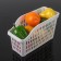 Storage basket 30.5 × 13 × 17.5 cm, white color