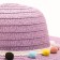 Hat with bombs for Minaku girl, purple color, size 50