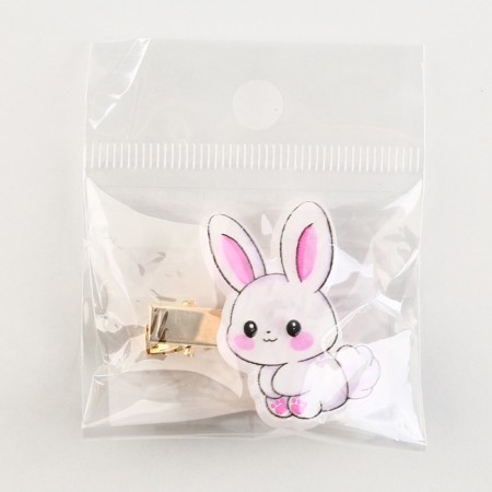 Hair hair clip luminous "bunny", 2.5 x 3 cm-6
