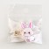Hair hair clip luminous "bunny", 2.5 x 3 cm