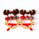 Carnival glasses "Deer"
