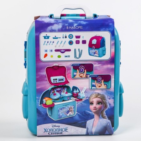 Kitchen game set "Kitchen", cold heart, in a backpack-8