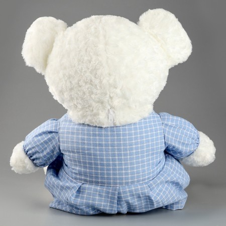 Soft toy "Bear, in a blue dress, 70 cm-3