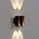 Facade lamp "Elegant", FSD-043, 4 W, 3000K, 2 rays, IP65, 220 V, plastic, black