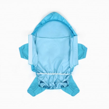 Overalls for animals, without lining, size XS, blue-8