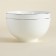 SALATE SL Home "Cascon", 1.4 l, d = 18 cm, set 2 pcs, bone porcelain, white