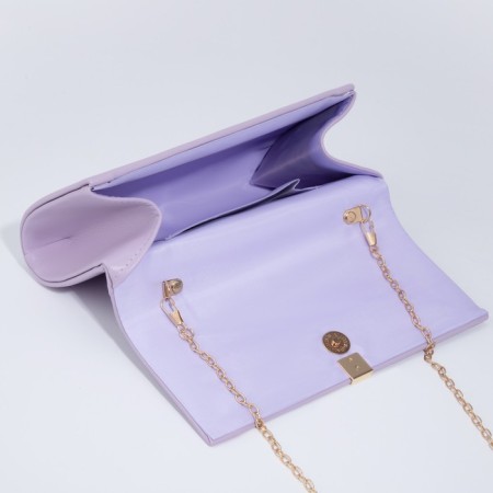 Female bag on a magnet, lilac color-5