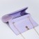 Female bag on a magnet, lilac color