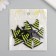 Buttons wood for creativity 2 punctures "witch cap" set of 15 pcs 2.4x2.9 cm