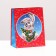 Gift package "Bunny with a Christmas tree", 18 x 22.3 x 10 cm