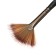 Fan brush, synthetics, gamma "modern" No. 8, short handle, two levels of length