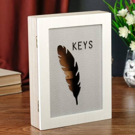Keywater tree 6 hooks "Peryshki and zigzag" 26x5.5x19.5 cm-1