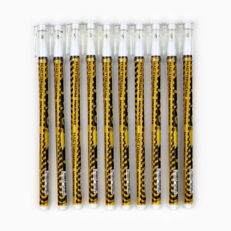 Ballic handle, blue paste, 0.5 mm, plastic "Real man"-3