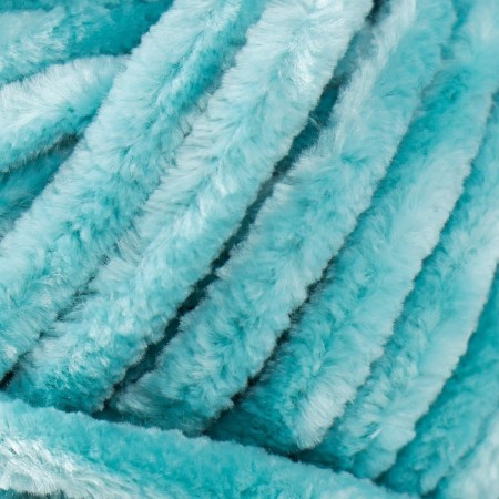 Yarn "Chenille" 100% micropoliester 90m/100g (570 St. Biryuzovaya)-2