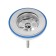 ORIO A-3204-2, 1 1/4 ", with a stainless grill d = 63 mm