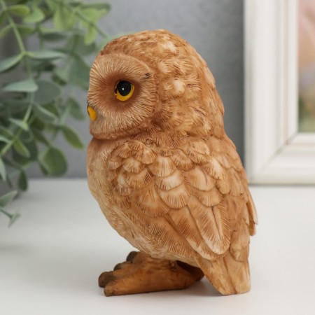 Souvenir Polystone "Forest Owl" 7.5x7x11 cm-3