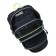 School backpack 40x33x15cm, ergonomic back, Across 410, gray/green