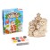 Set for creativity "Wood painting. Santa Claus and Bunny "