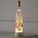 LED figure “Bottle with snowmen” 9 × 35 × 9 cm, plastic, AAX3 batteries (not in the kit), USB, glow warm white