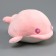 Soft toy "dolphin", 19 cm, pink color