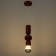 Bayerlux lamp "Scandy" LED 6W 4000K red 8x8x36-205cm