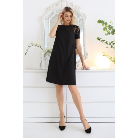 Dress with sleeves made of lace, size 52-2