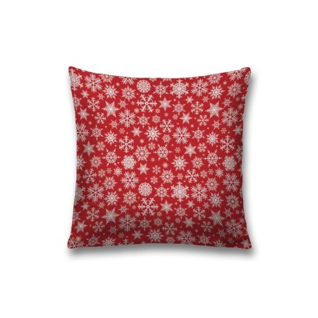 Decorative pillowcase "Christmas snowflakes", on a zipper, size 45x45 cm